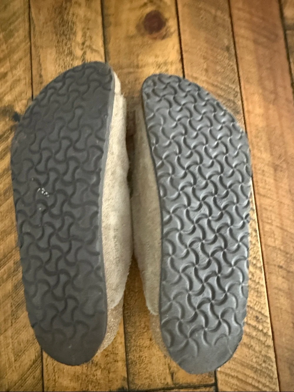 Birkenstock Kids Double-Buckle Suede Sandals in Taupe